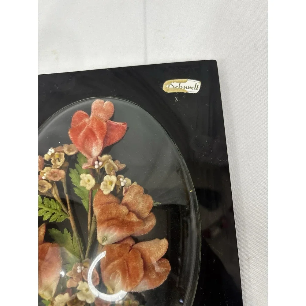 Bubble Convex Frame Vintage Preserved Dried Flowers Arrangement